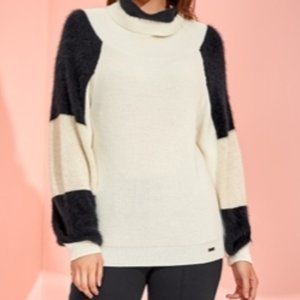 Black and white sweater